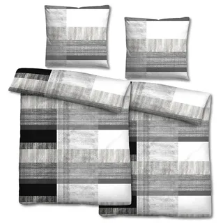 sleezzze Mikrofaser Bettwäsche Weiß 155 x 220 cm + 80 x 80 cm