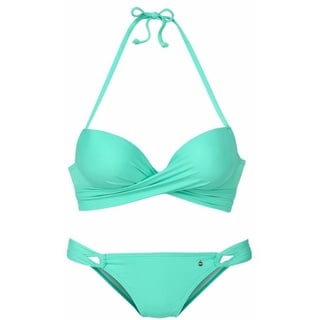 S.Oliver Push-Up-Bikini Damen türkis Gr.34 Cup A