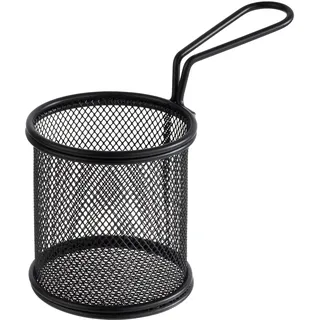 APS Servier-Frittierkorb SNACKHOLDER, Snackkorb, Edelstahl, Ø 9 cm,