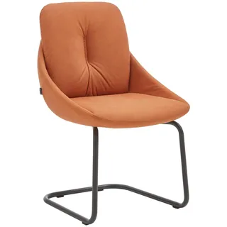 Venjakob SCHWINGSTUHL Anthrazit, Orange, Cognac - 55x90x64 cm