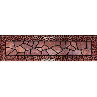 Andiamo »Outdoor, 2er Set« rechteckig 6 mm Höhe Outdoor-Stufenmatten, Stein Motiv, Gartenbereich, Außenbereich,