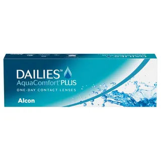 DAILIES AquaComfort Plus 1-Tages-Kontaktlinsen, 30 Stück, BC 8.7 mm, DIA 14.0 mm, -4 Dioptrien