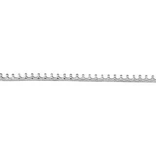 Rayher Wachs-Borte, silber, Länge 19 cm, Breite ca. 7 mm, Btl. 2 Stück, Verzierwachs, Wachs zum Kerzen verzieren, Kerzenwachs, für Kommunionkerzen, Hochzeitskerzen, 3109722