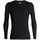 200 Oasis Langarm-baselayer Schwarz L