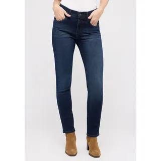 Angels Jeans Slim Fit Cici in dunkelblauem Used-Look-D36 / L30
