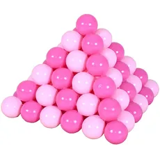 Knorrtoys® Bällebad-Bälle »100 Stück, soft pink«, (100), 100 Stück, rosa