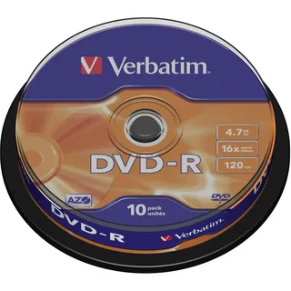Verbatim DVD-R 4.7GB 16x, 10er Spindel (43523)