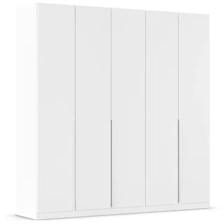 Rauch Möbel Alabama, Kleiderschrank für Schlafzimmer, Kinderzimmer, Wohnzimmer, Garderobe, Flur, 5-türig, mit Zubehör Premium, Farbe Weiß, Breite 226 cm