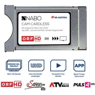 NABO ORF HD Austria CI+ Modul CAM701 Viaccess Orca mit integ. ORF Micro SAT Karte CI