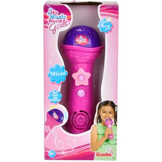 Simba Mikrofon Girls Shining 20cm Pink 106831464