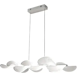 Sylvie LED-Pendelleuchte 40 W 5400 lm 3000 K Weiß - Gehäuse aus Metall und Methacrylat, dimmbar mit Phasenanschnittssperre, Schutzklasse I - Weiß