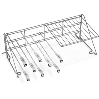 Weber Grillrost 26,5 cm x 27 cm Edelstahl/schwarz/silber/weiß
