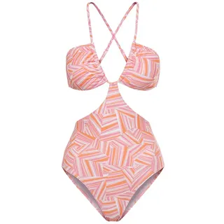 lscn by lascana LSCN by LASCANA, Badeanzug mit modischen Cut-Outs, pink