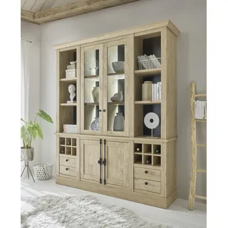 Home Affaire Buffet Cornwall Küchenschrank im Landhausstil 193 x 0 x 0 cm braun