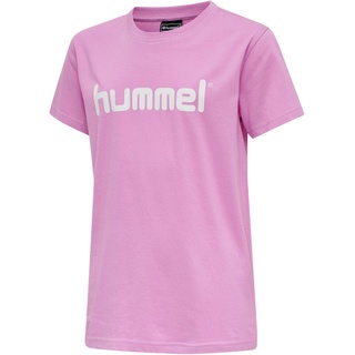 hummel GO Kids Cotton Logo T-Shirt, Orchid, 164