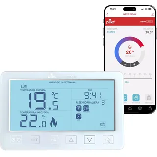 PLIKC WLAN-Thermostat Dual-Band 230 V Weiß