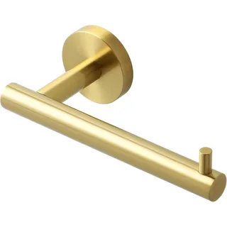 SAYAYO Toilettenpapierhalter Klopapierhalter Gold 304 Edelstahl Bohren | WC Papier Halterung Toilet Paper Holder Rostfrei Klorollenhalter Wandmontage für Badezimmer und Küche