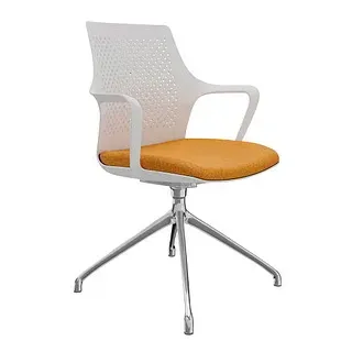 FM Helmets fm Konferenzstuhl Eta 4260761570068 orange, weiß Kunststoff