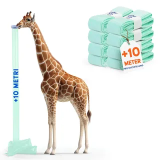 LillOne 8 XXL-Nachfüllungen Extra Lang 10,5 m für Windeleimer – Universell kompatibel mit Tommee Tippee, Munchkin, Angelcare, LitterLocker und anderen – Dickere Folie mit Geruchskontrolle