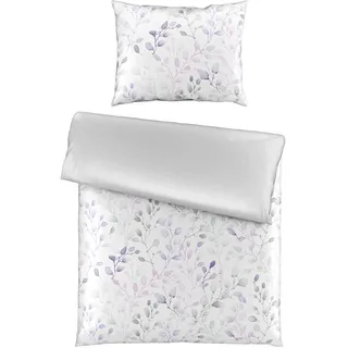 Esposa Bettwäsche , Lila, Weiß , Textil , Farbverlauf , 140x200 cm , pflegeleicht, atmungsaktiv, schadstoffgeprüft , Heimtextilien, Bettwäsche & Leintücher, Bettwäsche, Satin-Bettwäsche