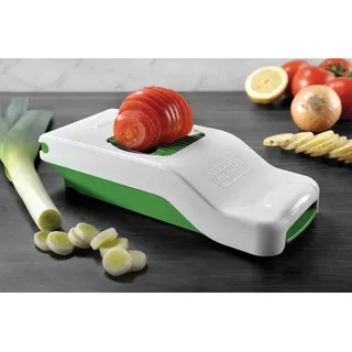 Alligator Gemüse-und Obst-Scheibenschneider - Grün, Weiß