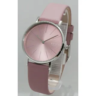REGENT Edelstahl Analog Leder 28 mm URBA888