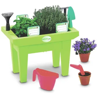 Buri Kinder-Hochbeet 27,5 x 30 x 31 cm Grün