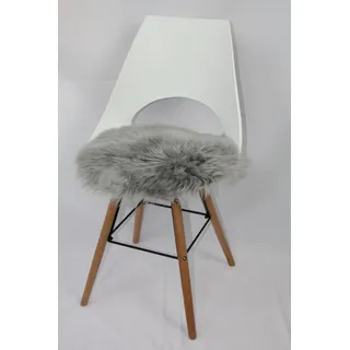 Heitmann-Felle Stuhlkissen Lamm 45 x 45 cm Grau