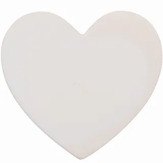 Baker Ross FC472 Keramik-Untersetzer in Herzform, zum Valentinstag, Basteln für Kinder, 6 Stück