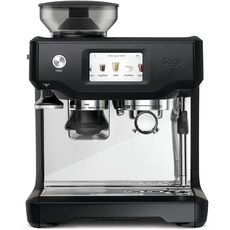 Sage - The Barista Touch - Bohnenkaffeemaschine mit automatischem Milchaufschäumer, Schwarzer Trüffel
