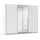Schwebetürenschrank KULMBACH 271 x 210 x 62 cm Weiß