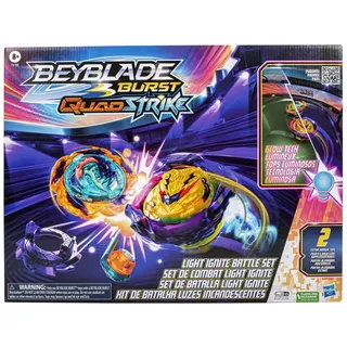 Hasbro Beyblade Burst QuadStrike Light Ignite Beyblade Stadium Battle Set