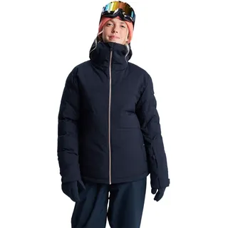 Snowboardjacke ROXY "Snowyhill Puffy", Damen, Gr. XXL, schwarz, Obermaterial: 100% Polyester., Jacken Snowboardjacke