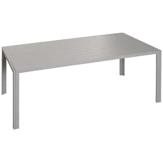 Mendler Bistrotisch 180 x 80 x 73 cm hellgrau