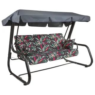 DAJAR Rimini Gartenschaukel, 4-Sitzer, Anthrazit, 480510 - Grau