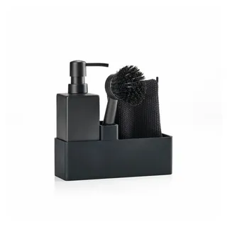 ZONE Denmark Seifenspender-Set Schwarz