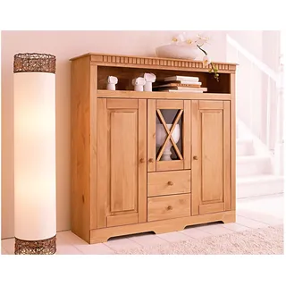 OTTO home Highboard 130 x 125 x 35 cm Beige