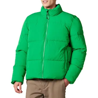 A. Essentials Herren Schwerer Steppmantel Mit Stehkragen (In Übergrößen Erhältli - Grün