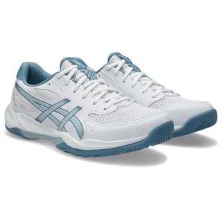 Asics Gel-Rocket 12", - white/cool grey, Größe:12 - blau
