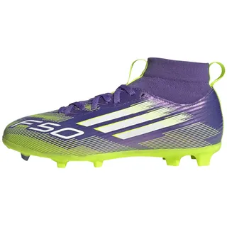 adidas F50 League Mid FG/MG Kinder Purple Rush/Cloud White/Lucid Lemon 28 1/2