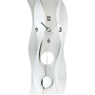 AMS Quarz-Pendeluhr, Quarzpendelwerk, 25x60x7cm, 7246