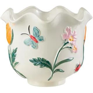 Butlers Blumentopf Wild Flower , Multicolor , Keramik , 27 cm , Dekoration, Blumen & Blumentöpfe, Übertöpfe