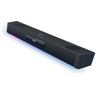 CREATIVE Sound Blaster Katana SE Mehrkanal-Gaming-Soundbar, 180 W Spitzenleistung, Bi-Amplified 4-Treiber-Design, Super X-Fi-Technologie und RGB-Beleuchtung