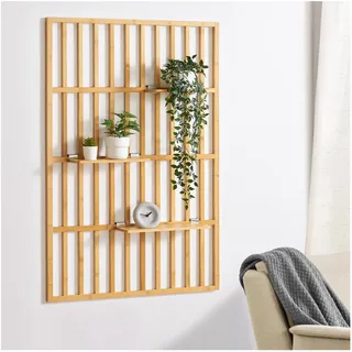 [en.casa] Wandregal 80 x 120 x 13 cm Beige