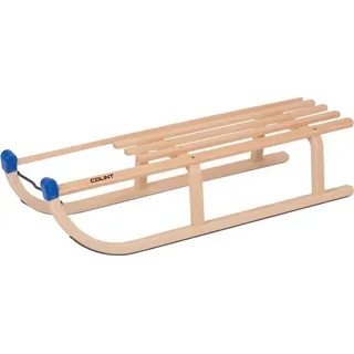Holzschlitten Davos ca. 100 cm - Silber