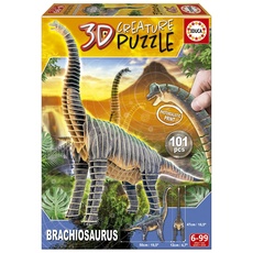 Bild Brachiosaurus, 3D Puzzle with creature