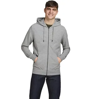 JACK & JONES Kapuzensweatjacke Basic SWEAT ZIP HOOD