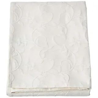 Homescapes Tagesdecke Matelassé 230/260 cm, floral gemustert , Creme , Textil , Floral , Rechteckig , 230x260 cm , Heimtextilien, Bettwäsche & Leintücher, Tagesdecken