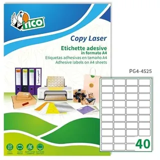 TICO 947881 Kasten 100 Blatt Etikette, weiß