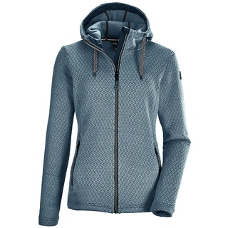 KILLTEC Damen Strickfleecejacke mit Kapuze - KOW 135 WMN JCKT, sturmblau, 42, 37406-000